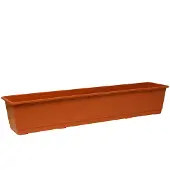 Geli Blumenkasten Standard Kunststoff 80x17x14 cm terracotta