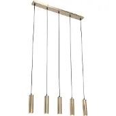 QAZQA Moderne Hängelampe Bronze 5-flammig - Jeana
