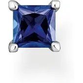 Thomas Sabo Einzel Ohrstecker blauer Stein