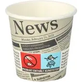 Starpak Trinkbecher "To Go" cl "Newsprint"