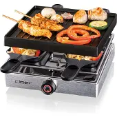 Cloer 6454 Raclette-Grill-Kombigerät, Thermostat