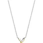 Ti sento Damen-Kette 925er Silber Zirkonia Ti Sento Milano Bicolor