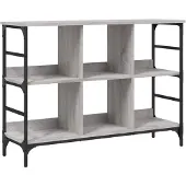 vidaXL Sideboard Grau Sonoma 102x32x73,5 cm Holzwerkstoff