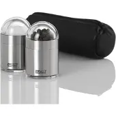 AdHoc Salz- & Pfeffermühle Peknick Silber (Set von 3)