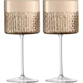 LSA International Weinglas L.S.A. Wicker Brown/Mocha 320 ml (2er-Set)