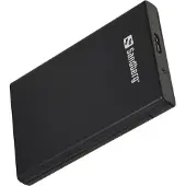 Sandberg USB 3.0 to SATA Box 2.5'', HDD / SSD-Gehäuse, 2.5", SATA, 5 Gbit/s, USB Anschluss, Schwarz