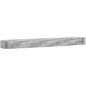 vidaXL Hochbeet Verzinkter Stahl 507x100x36 cm Silbern