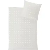 Hefel Tencel Bettwäsche Classic Würfel elfenbein