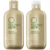 Paul Mitchell 600ml Tea Tree Hemp Hair & Body Set (Body Wash 300ml + Body Lotion 300ml)