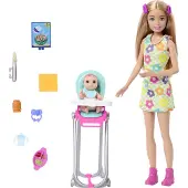 Barbie Skipper Hochstuhl Mit Zubehör Für Babypuppe