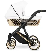 Kunert Kinderwagen Ivento Glam Premium 2in1 – Farbe: Weißperlmutt