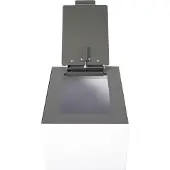 V-Part Deckel 31196227 Verzinkter Stahl Pulverbeschichtet Grau