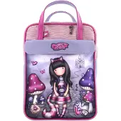 GORJUSS Rucksack Cheshire cat Rosa Lila (27 x 10 x 37 cm)