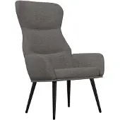 vidaXL Relaxsessel Hellgrau Stoff
