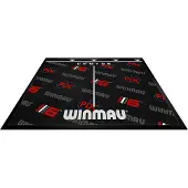 Winsport Winmau, Dartmatte "Karella Premium Velour", schwarz
