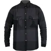 John Doe Motoshirt Big Block Grau Schwarz Jacke Größe M