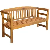 vidaXL Gartenbank 157 cm Massivholz Akazie