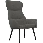 vidaXL Relaxsessel Dunkelgrau Stoff