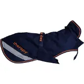 Bucas Hundedecke 0g Therapy Dog Rug Hundemantel Navy/Orange 30cm