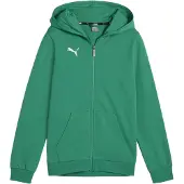 Puma teamGOAL Casuals Kapuzenjacke Kids Grün F05 || Größe 140