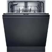 Siemens iQ300 SX63HX10TE, Voll integriert, Standardgröße (60 cm), Schwarz, Edelstahl, Tasten, 1,75 m, 1,65 m