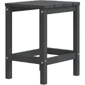 vidaXL Garten Adirondack-Tisch Anthrazit 38x38x46 cm HDPE
