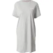 Tommy Hilfiger für Damen. UW0UW04526 Graues Nachthemd mit halben Ärmeln (L), Heimtextilien, Baumwolle, Kurzarm