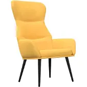 vidaXL Relaxsessel Senfgelb Stoff