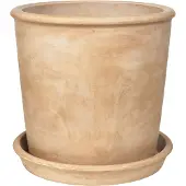 Broste Copenhagen Rolf Blumentopf beige Ø50cm