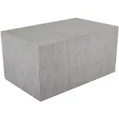 Brafab Loungetisch Zten 50 x 40 x 80 cm Kunststein Aluminium Grau