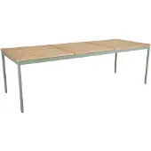 Brafab Nox Gartenesstisch Aluminium/Teak 240x90x73 cm
