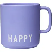 Design Letters Becher - Favourite - Lavendel m. Happy - - One Size - Becher
