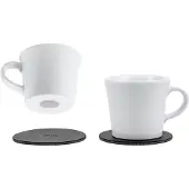 Silwy Porzellan Magnet-Espressotassen 2er-Set (70 ml)