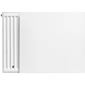 SaniGoods Heizkörper Verkleidung Planplatte magnetisch, weiß RAL 9016, glatte Front aus Edelstahl, einfache Montage für Rippenheizkörper (HxB) 500x1800
