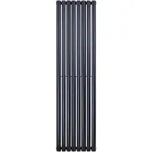 Belrad Paneel Heizkörper Vertikal Doppellagig Schwarz Matt 1800x590 (HxB) 2050W