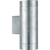 Enzo - Wandleuchte Tin - Silber - 7.5x20.5 cm