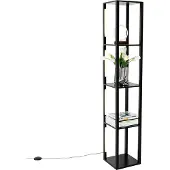 QAZQA Design Stehleuchte schwarz inkl. LED 3 Stufen dimmbar - Tianna