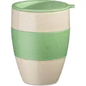 Koziol Thermobecher AROMA TO GO 2.0, 400 ml, Optimaler Isolierbecher für langanhaltende, warme Getränke, Farbe: grün