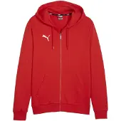 Puma Kapuzensweatjacke "TEAMGOAL CASUALS HOODED JACKET" mit Kapuze, für Fußball und Freizeit, mit Reißverschluss
