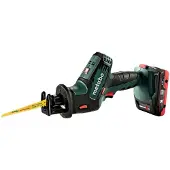 Metabo Akku-Säbelsäge SSE 18 LTX Compact (602266800); metaBOX 145; 18V 2x4Ah LiHD + ASC 55