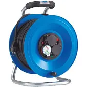 Hedi Kabeltrommel Kunststoff Länge 50m 4xSchuko H07RN-F 3x1,5mm² mit Thermoschutz - K2Y50NTFBGI 608