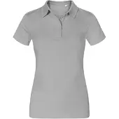 Promodoro Jersey Poloshirt Plus Size Damen, Grau, XXXL