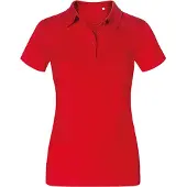 Promodoro Jersey Poloshirt Damen, Rot, L