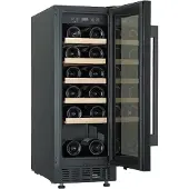 PKM UWTS56-20G, Weinkühler mit Kompressor, Freistehend, 20 Flasche(n), G, SN-ST, Schwarz