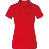 Promodoro Jersey Poloshirt Plus Size Damen, Rot, XXXL