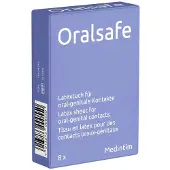 MEDintim Oral Safe Latexschutztuch geschmacksneutral 8 St Tücher