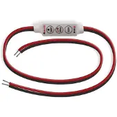 TOOL LAND CHLSC3, Dimmer, 120 W, Tasten, Schwarz, Rot, 40 mm, 8 mm