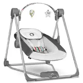 Lionelo Otto babywippe Schaukelwippe Babyschaukel Spielbogen Babywiege Liege