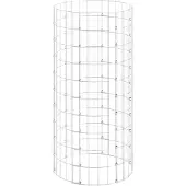 vidaXL Gabionen-Säule Rund Verzinkter Stahl Ø50x100 cm