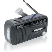 Muse MH-07DS-HYBRID, Tragbar, Analog, FM, MW, SW, 3,5 mm, Schwarz, Drehregler
